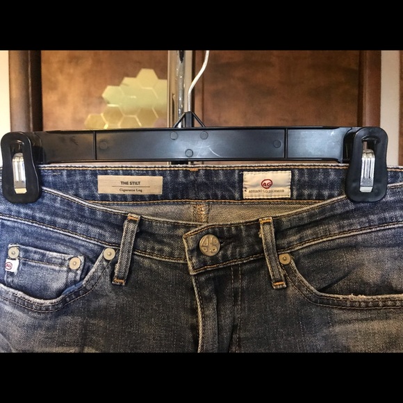 Ag Adriano Goldschmied Distressed Denim - Picture 2 of 3
